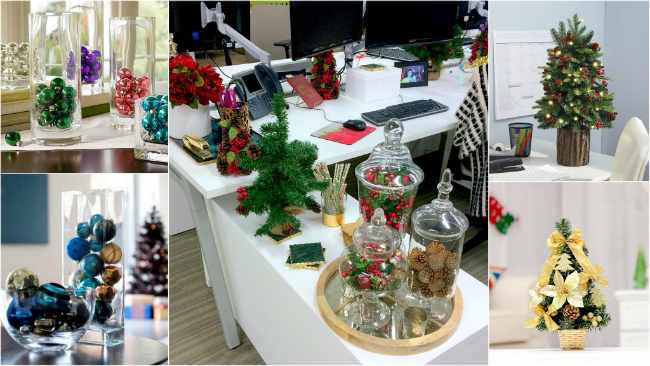 Как красиво и эффектно украсить офис на Новый год (более 80 фото)