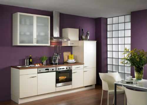 Современные фиолетовые кухни фото
