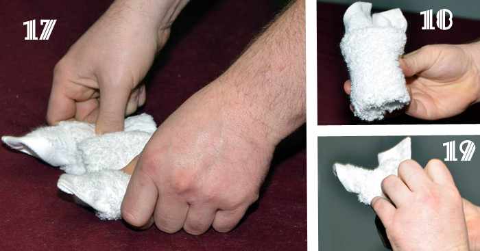 Как сделать летучую мышь из полотенца своими руками (идея подарка на Хэллоуин)