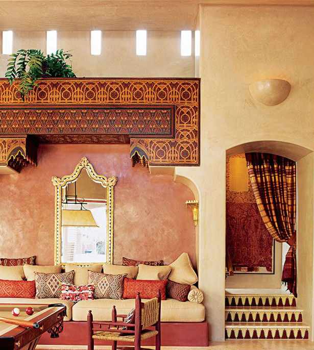 Арабский стиль интерьера: отделка, декор, мебель и многое другое (более 70 фото)