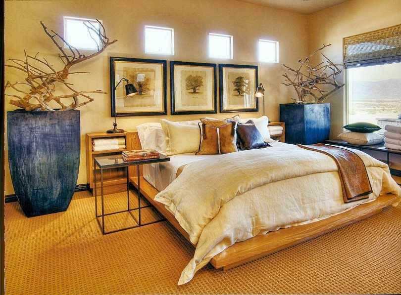 Дизайн спальни в африканском стиле