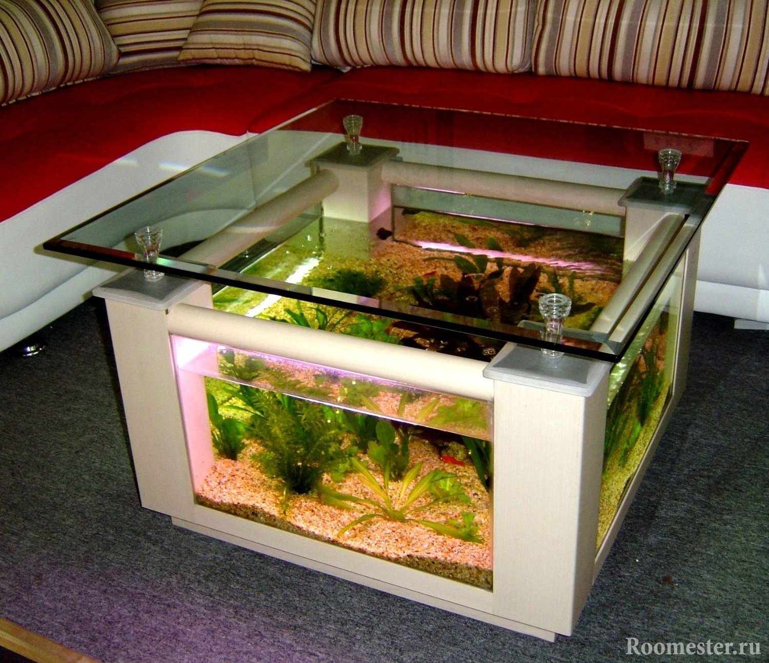 Журнальный столик-аквариум 