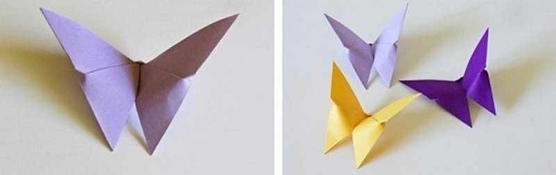 Бабочки оригами