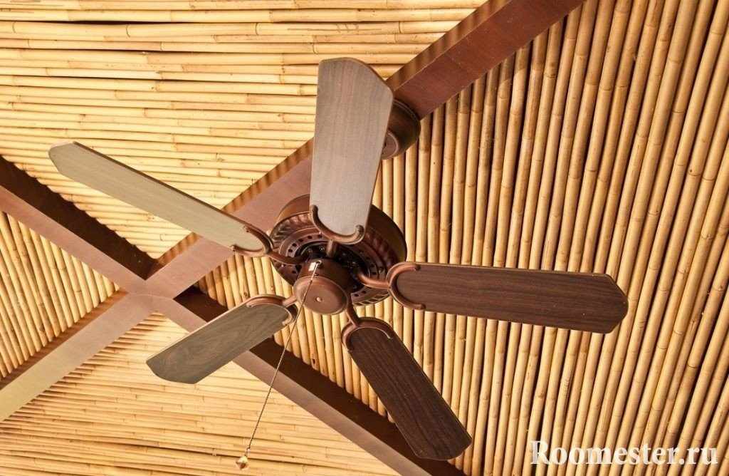 Бамбуковые декорации для потолка 