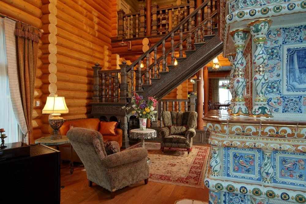 Деревянный дом в русском стиле