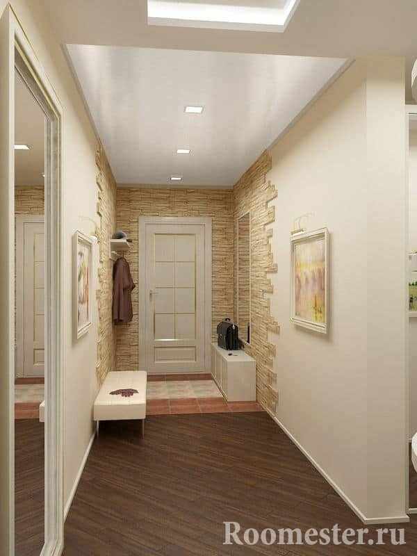 дизайн узкого коридора в панельном доме