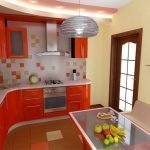 Сочные цвета в интерьере кухни