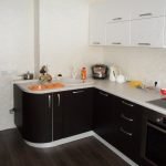 Кухонная мебель с электрической плитой