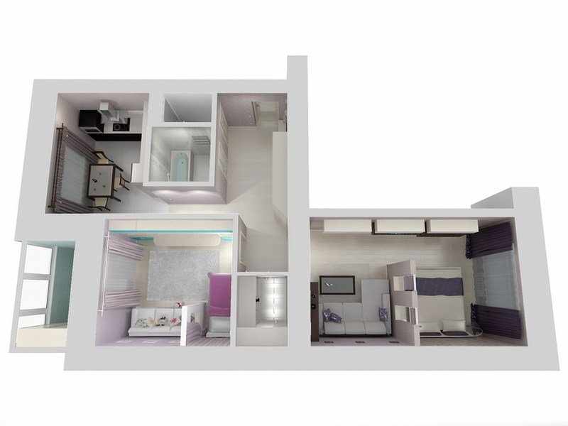 Дизайн-проект маленькой квартиры