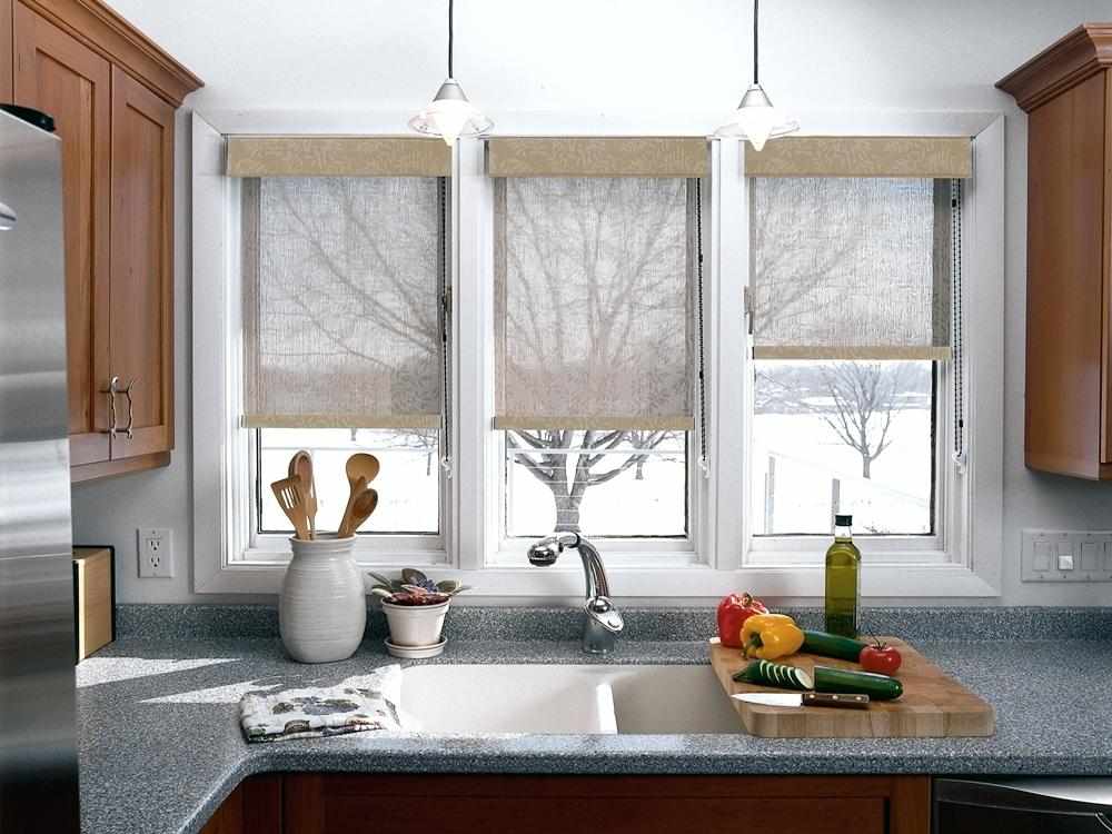 Окна в интерьере кухни