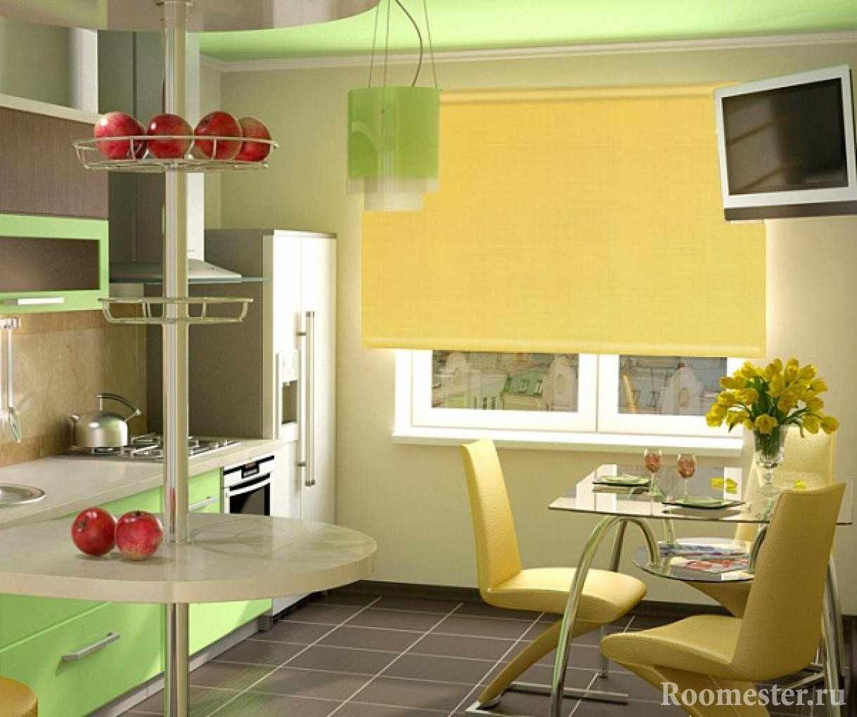 Яркий дизайн кухни