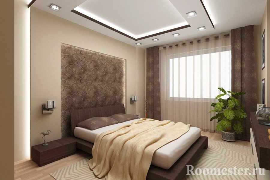 Дизайн спальни 12 кв м