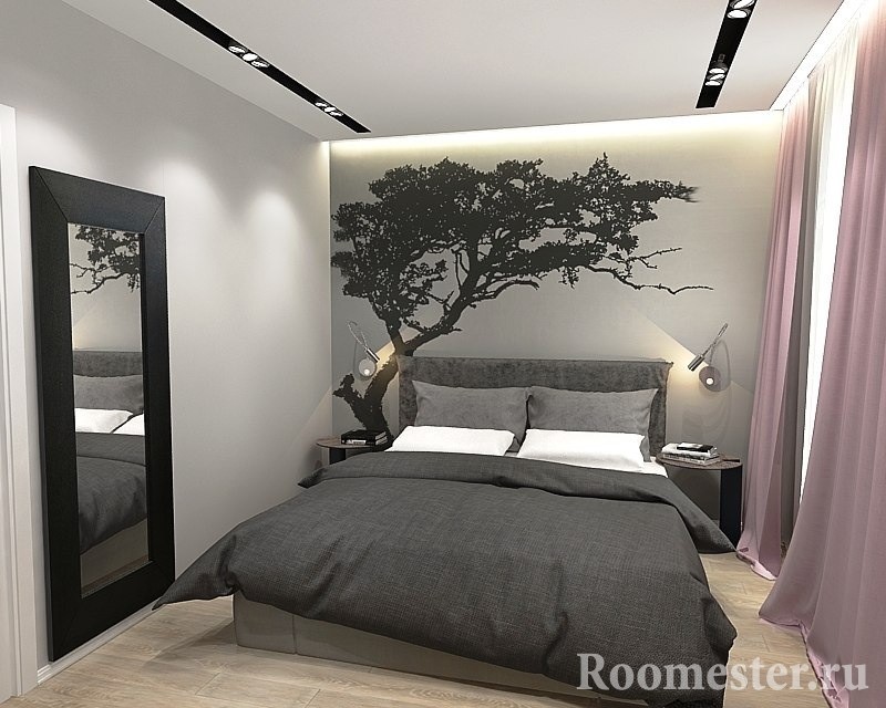 Проект дизайна спальной комнаты