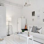 Квартира-студия в белом цвете