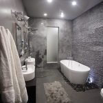 Точечная подсветка потолка в ванной