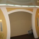 Необычный дизайн арки в комнате