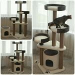 Игровой комплекс для кошки с лежаками