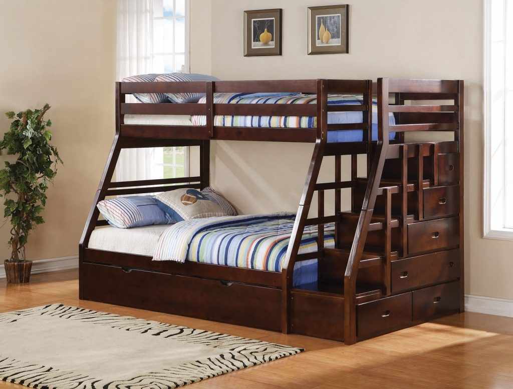 Двухъярусная кровать для родителей и ребенка
