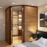 Дизайн гардеробной в интерьере спальни
