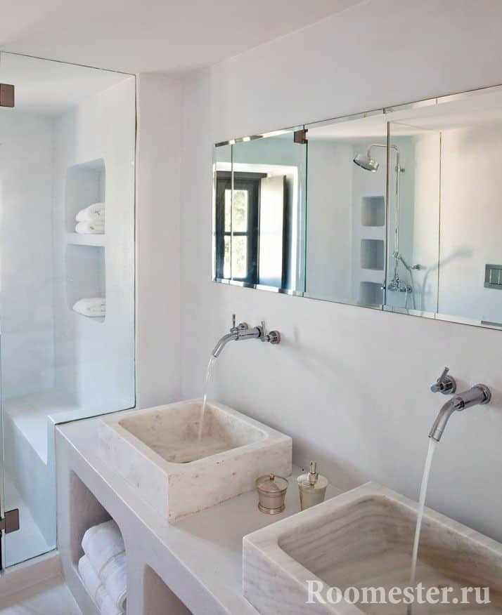 Ванная комната в греческом стиле