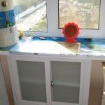 Пластиковое окно на кухне