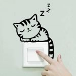 Котенок на выключателе