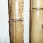 Декор трубы бамбуком