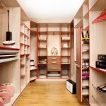 Дизайн гардеробной комнаты