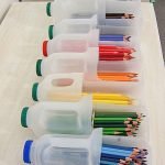 Коробки для хранения карандашей из пластиковых бутылок