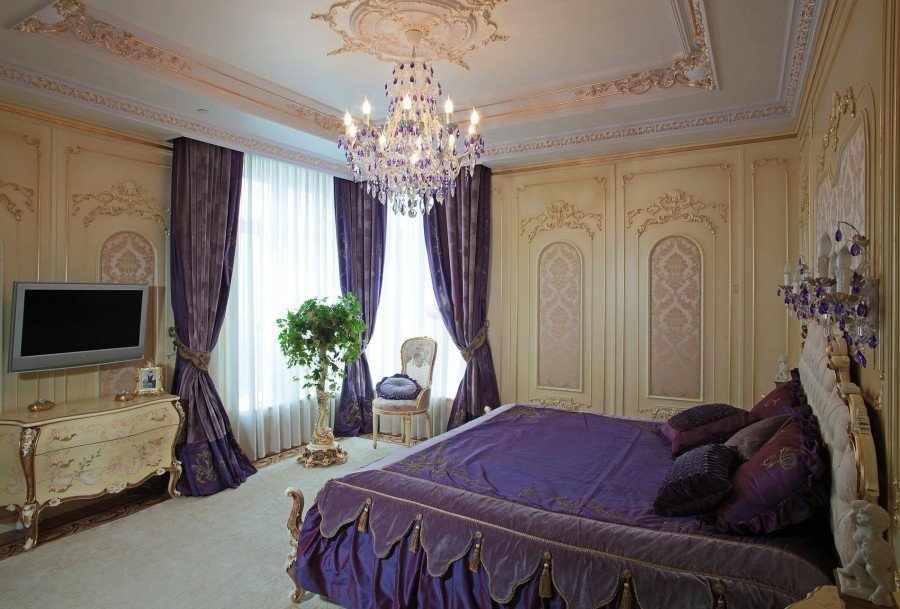 Королевский дизайн спальни