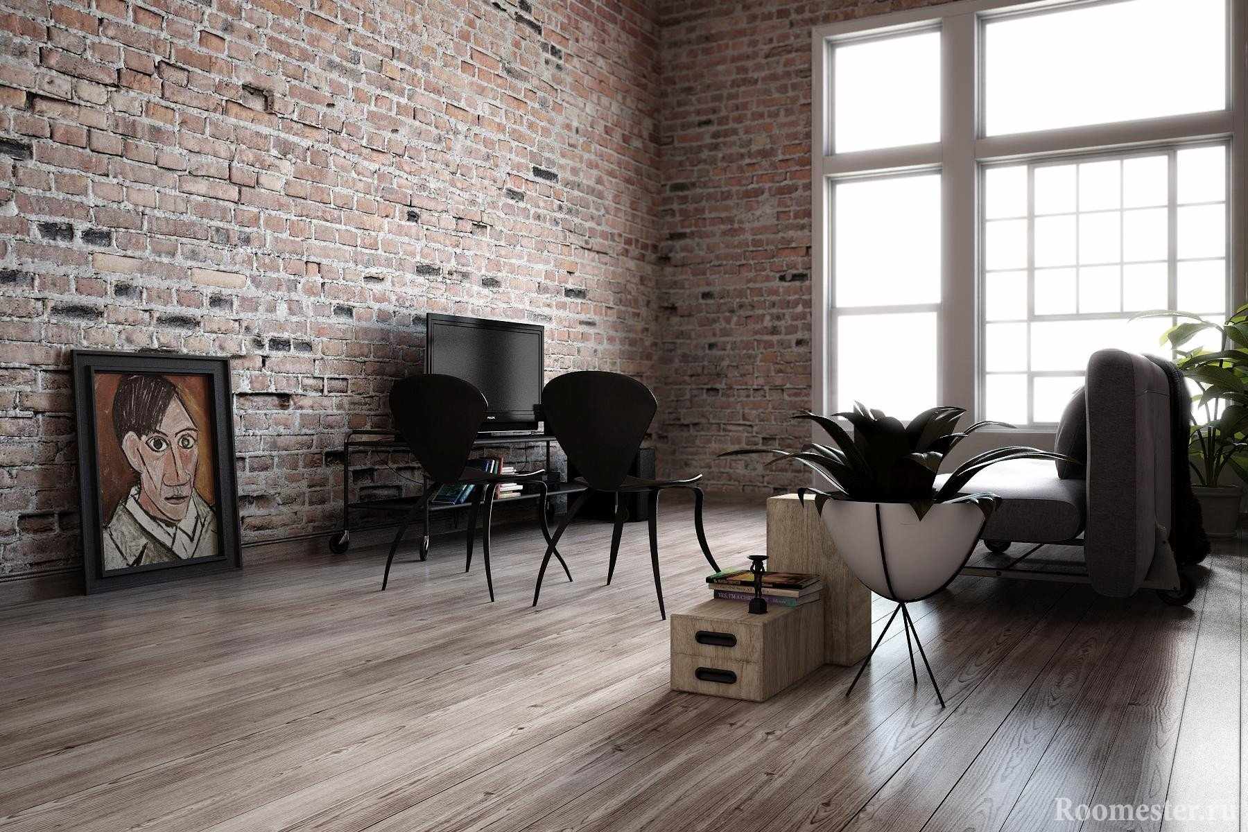 Гостиная без лишней мебели 
