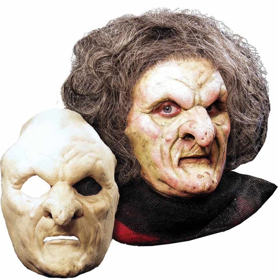 Объемная маска на хэллоуин