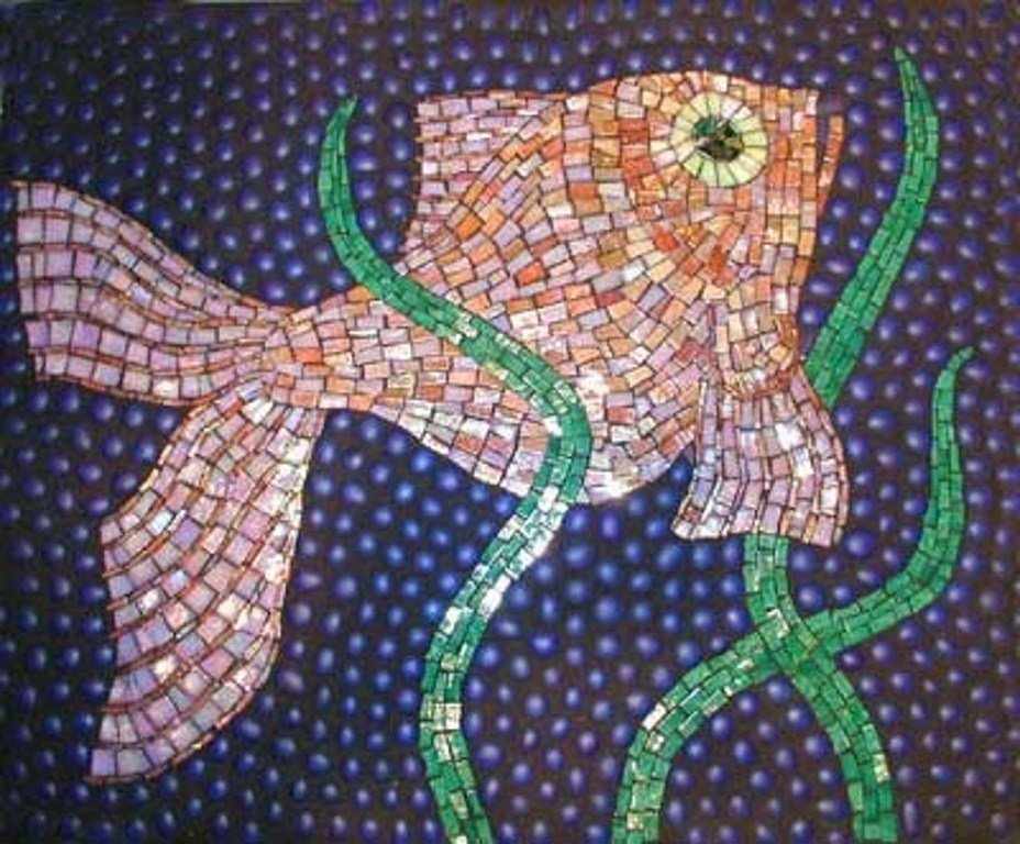Рыбка из мозаики