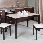 Кухонная мебель с мраморными столешницами
