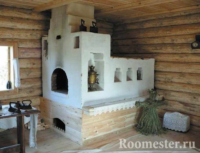 Печь в деревянном доме
