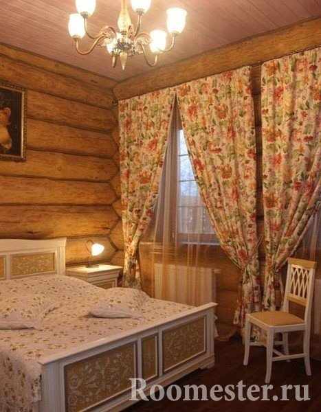 Спальня под русский стиль