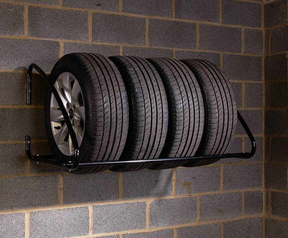 Хранение шин в гараже