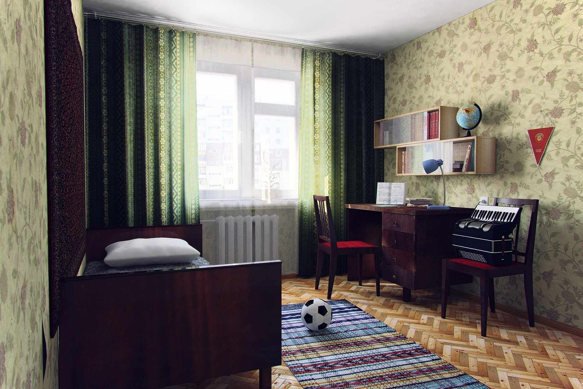Советская спальня