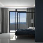 Спальня с панорамным окном