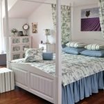 Текстиль в спальне в стиле прованс
