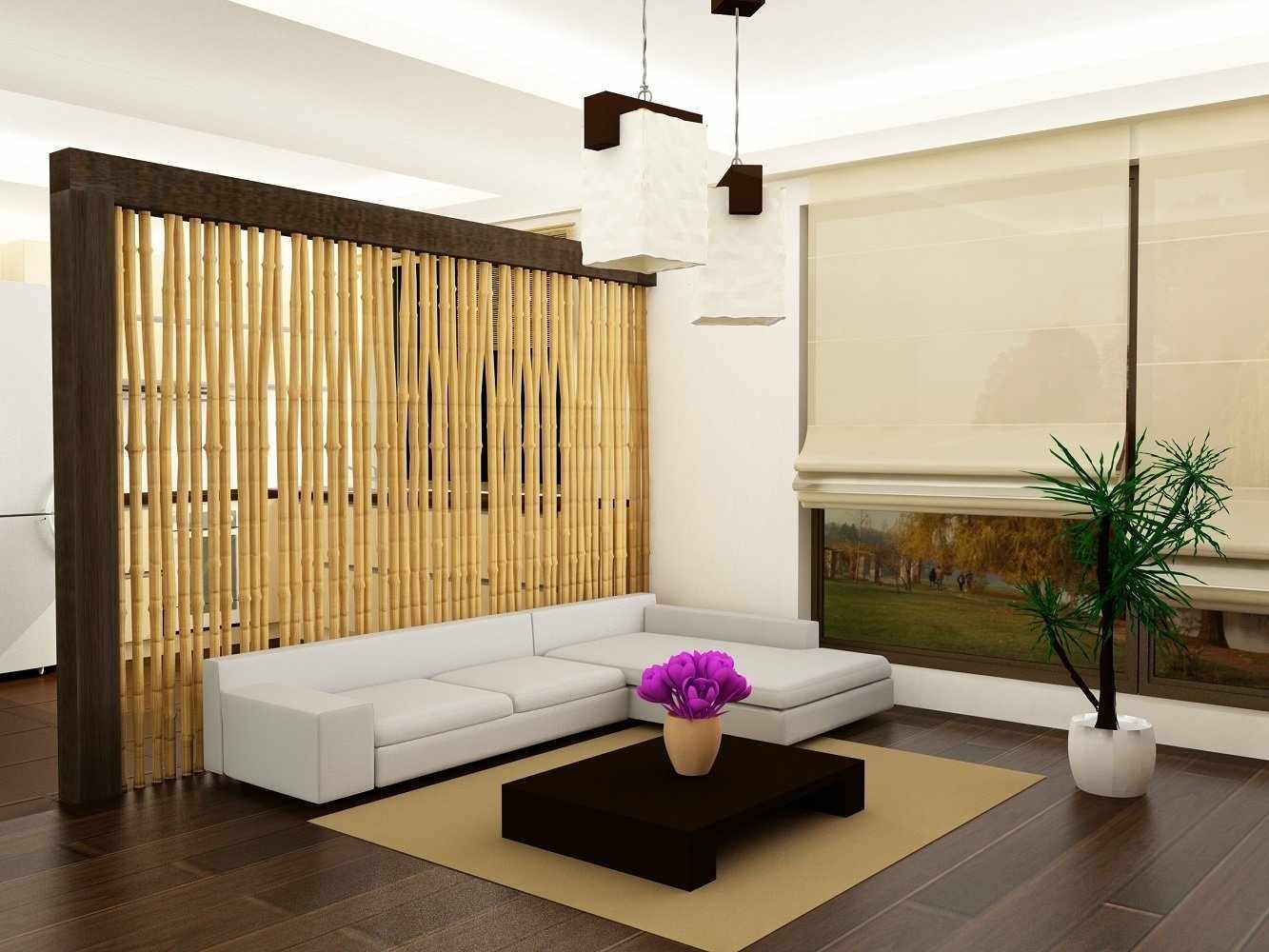Бамбук в стильном интерьере