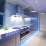 Кухонная мебель с подсветкой